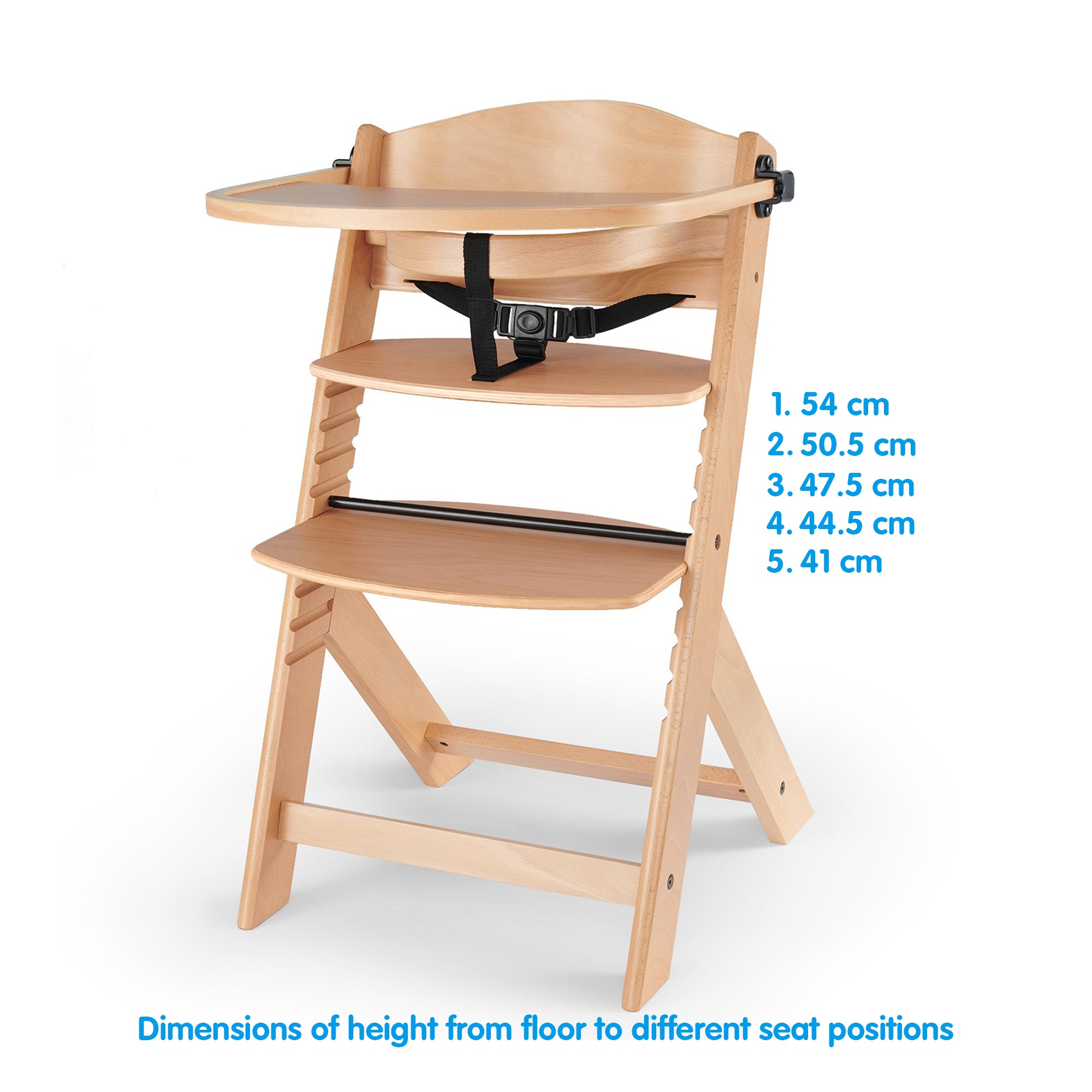 Grow-with-Me Modern Eco-Wood Highchair | Desk Chair | Natural Wood –